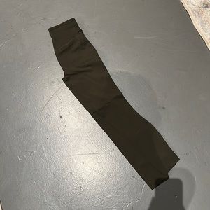 Dark green lululemon base pace pants, 25inch, size 4,